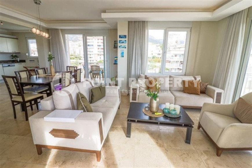 Пятикомнатная дуплексная квартира 3+2 с мебелью в районе Джикджилли-id-3453-фото-11