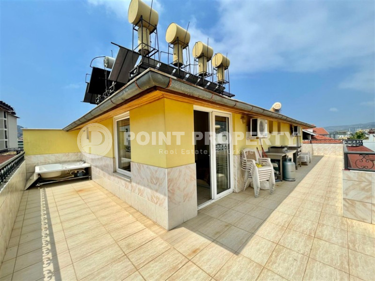 Spacious furnished duplex 4+1, 210m² with stunning panorama of the Toros Mountains in the center of Alanya-id-1304-photo-21