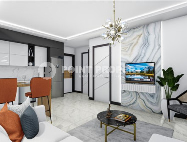 Уютная квартира 1+1 в новом комплексе с датой окончания работ - октябрь 2023 года, район Оба-id-3458-фото-2