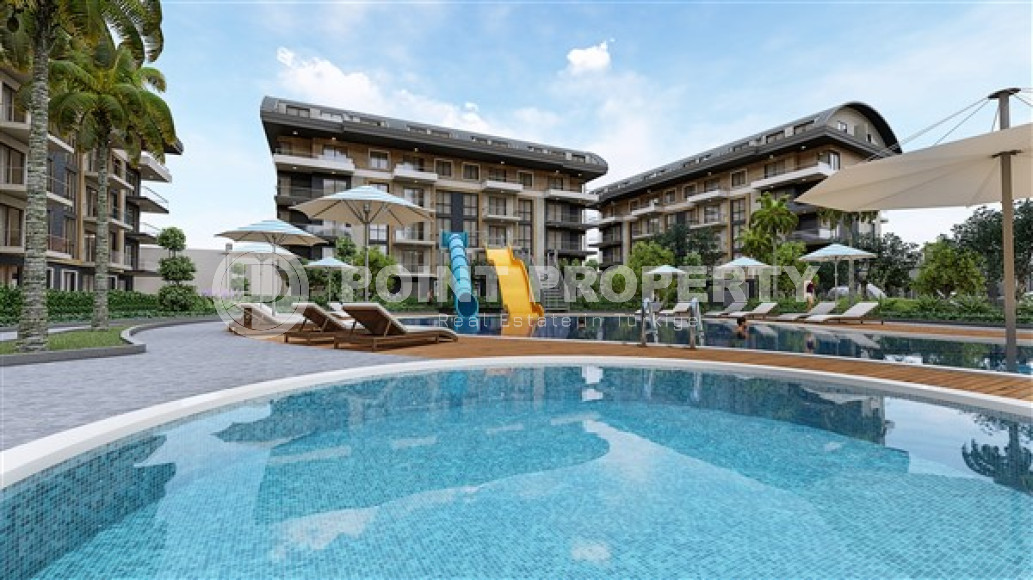 Уютная квартира 1+1 в новом комплексе с датой окончания работ - октябрь 2023 года, район Оба-id-3458-фото-16