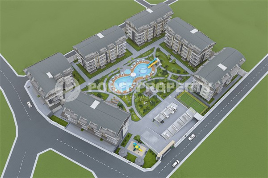 Уютная квартира 1+1 в новом комплексе с датой окончания работ - октябрь 2023 года, район Оба-id-3458-фото-22