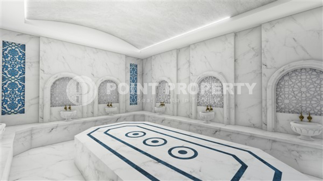 Уютная квартира 1+1 в новом комплексе с датой окончания работ - октябрь 2023 года, район Оба-id-3458-фото-33