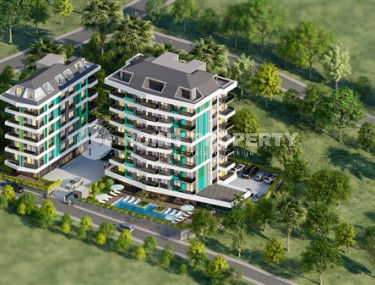 Небольшой трёхкомнатный пентхаус с площадью 90 м2 в новой резиденции, район Авсаллар-id-3461-фото-2