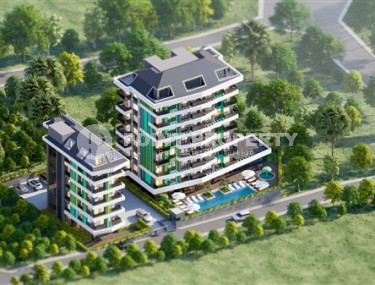 Небольшой трёхкомнатный пентхаус с площадью 90 м2 в новой резиденции, район Авсаллар-id-3461-фото-3