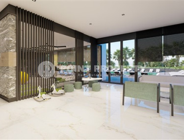 Небольшой трёхкомнатный пентхаус с площадью 90 м2 в новой резиденции, район Авсаллар-id-3461-фото-4