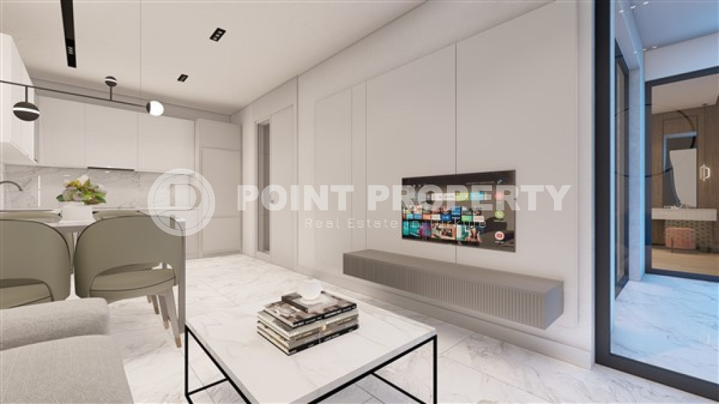 Небольшой трёхкомнатный пентхаус с площадью 90 м2 в новой резиденции, район Авсаллар-id-3461-фото-11