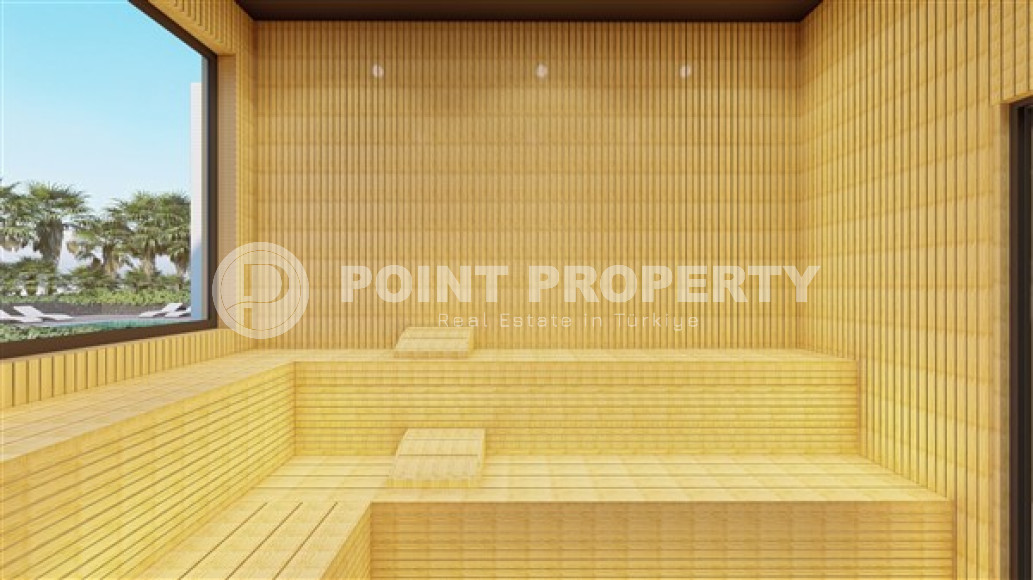 Небольшой трёхкомнатный пентхаус с площадью 90 м2 в новой резиденции, район Авсаллар-id-3461-фото-12