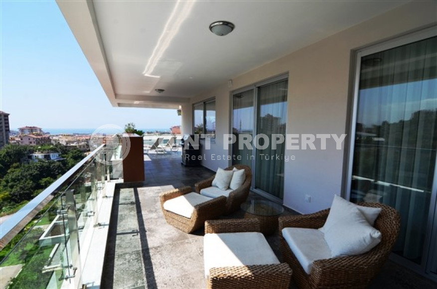 Роскошные апартаменты 170 м2 с просторной террасой, район Джикджилли, Аланья-id-3462-фото-13