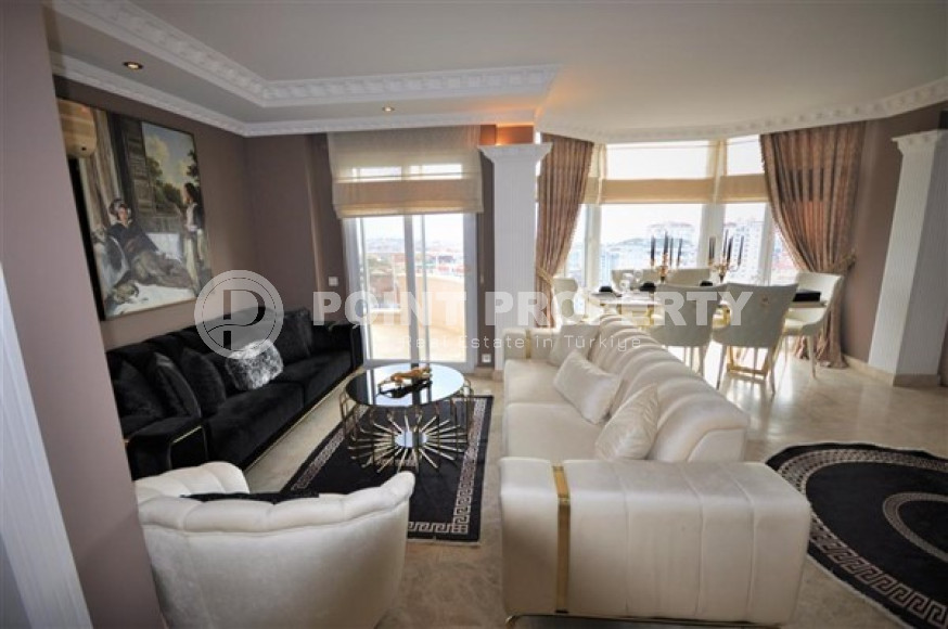 Трёхкомнатная квартира 2+1  и 110 м2 с роскошным интерьером, район Джикджилли-id-3463-фото-7