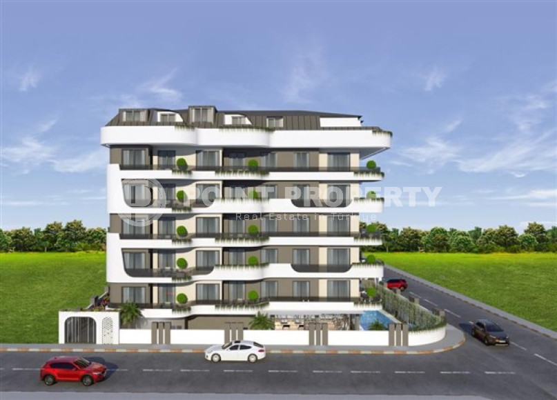 Недорогие апартаменты 50 м2 в строящемся малоэтажном комплексе, район Махмутлар-id-3468-фото-5