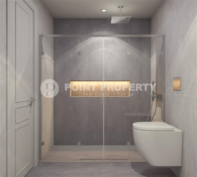 Недорогие апартаменты 50 м2 в строящемся малоэтажном комплексе, район Махмутлар-id-3468-фото-12