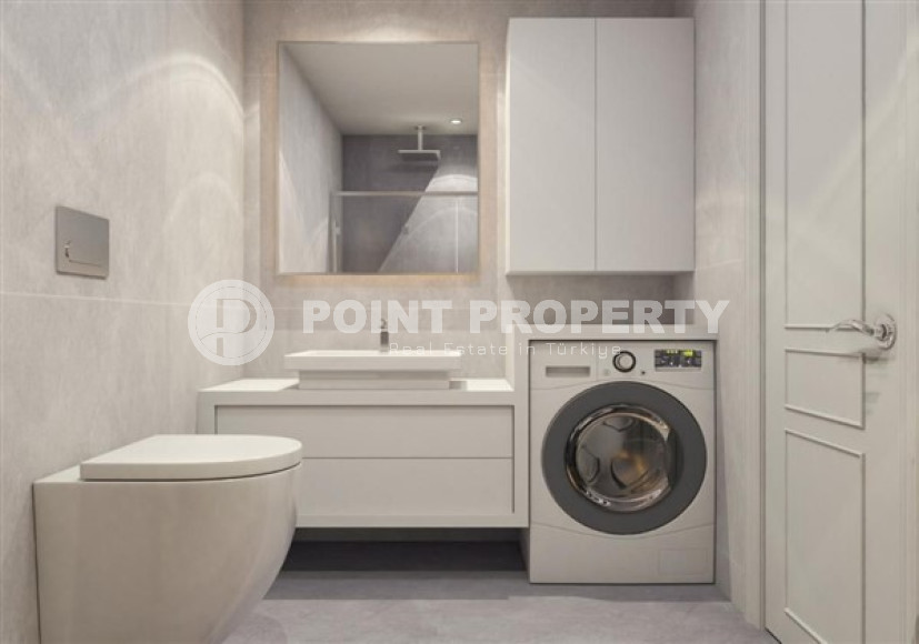 Недорогие апартаменты 50 м2 в строящемся малоэтажном комплексе, район Махмутлар-id-3468-фото-13