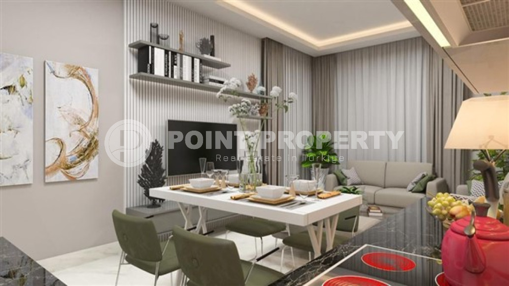 Недорогие апартаменты 50 м2 в строящемся малоэтажном комплексе, район Махмутлар-id-3468-фото-16