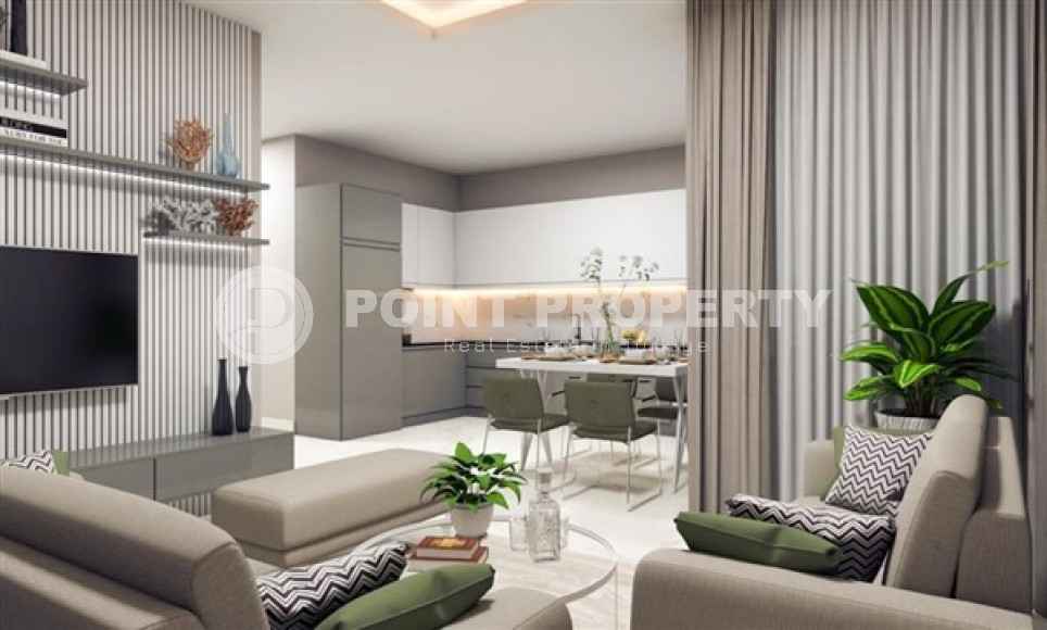 Недорогие апартаменты 50 м2 в строящемся малоэтажном комплексе, район Махмутлар-id-3468-фото-18