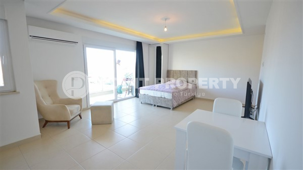 Недорогая меблированная студия с площадью 45 м2 и двумя бассейнами, район Авсаллар-id-3471-фото-13