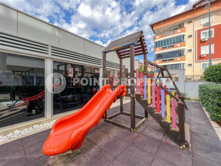 Трёхкомнатная дуплексная квартира 170 м2 с мебелью в доме 2015 года, район Оба-id-3476-фото-13