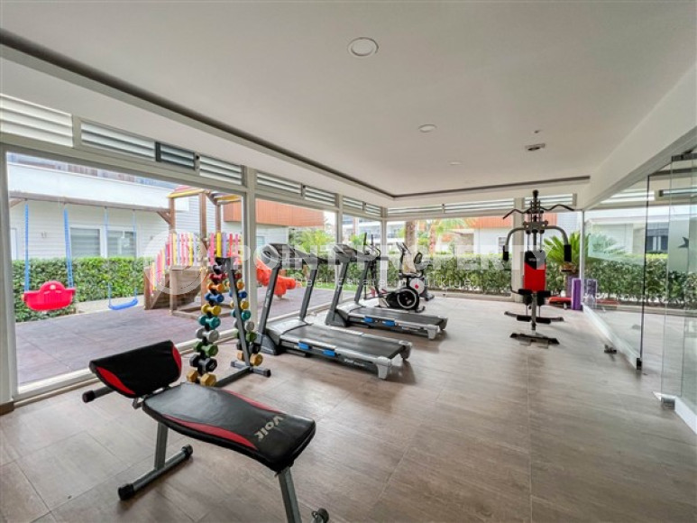 Трёхкомнатная дуплексная квартира 170 м2 с мебелью в доме 2015 года, район Оба-id-3476-фото-15