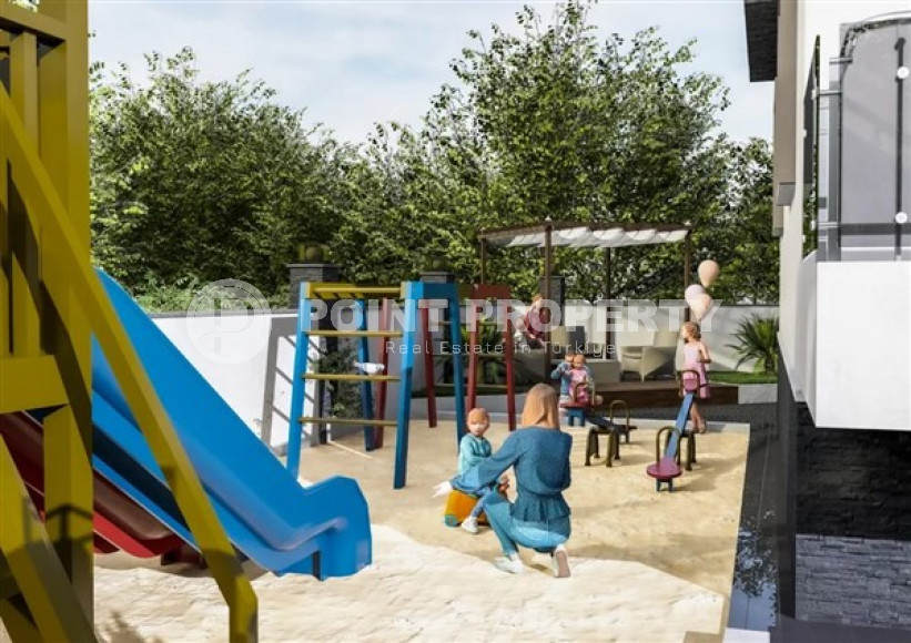 Апартаменты в недорогой ценовой категории с площадью 55 - 140 м2, район Окурджалар, в новом комплексе-id-3477-фото-9