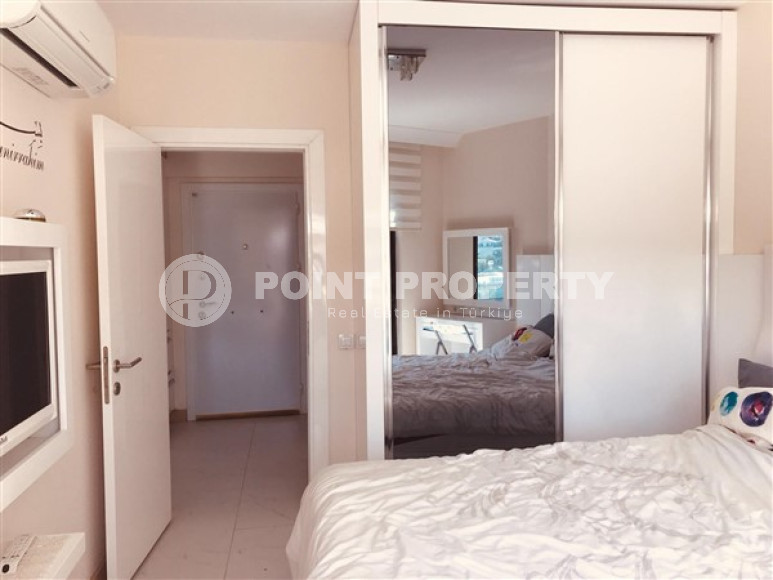 Небольшая двухкомнатная квартира 54 м2, центр Аланьи, в здании 2014 года постройки-id-3479-фото-7