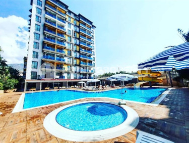 Small two-room apartment 54 m2, Alanya center, in a building built in 2014-id-3479-photo-1