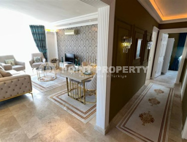 Трёхкомнатные апартаменты 100 м2 с мебелью и роскошным интерьером в районе Джикджилли-id-3481-фото-2