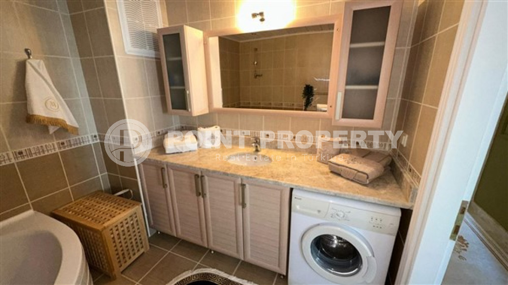 Трёхкомнатные апартаменты 100 м2 с мебелью и роскошным интерьером в районе Джикджилли-id-3481-фото-8