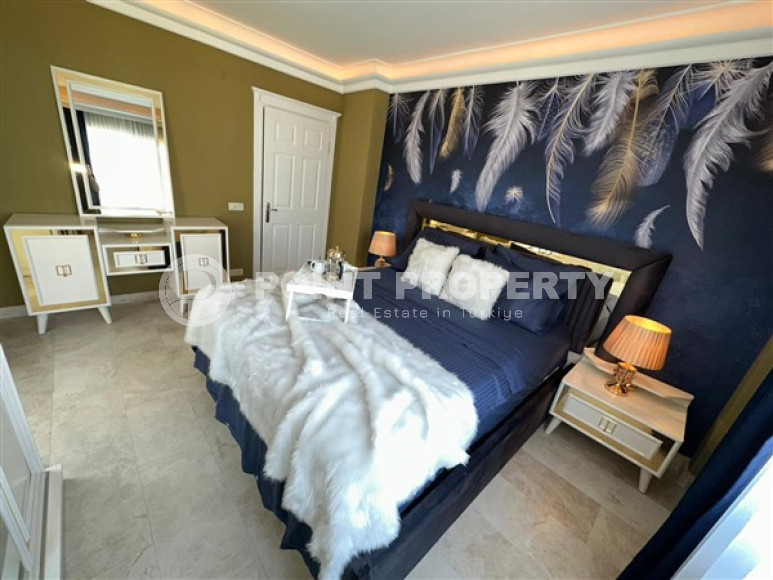 Трёхкомнатные апартаменты 100 м2 с мебелью и роскошным интерьером в районе Джикджилли-id-3481-фото-11