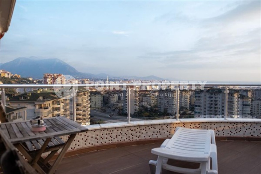 Вместительный пентхаус с планировкой 2+1 и площадью 140 м2 с мебелью, район Джикджилли-id-3482-фото-16