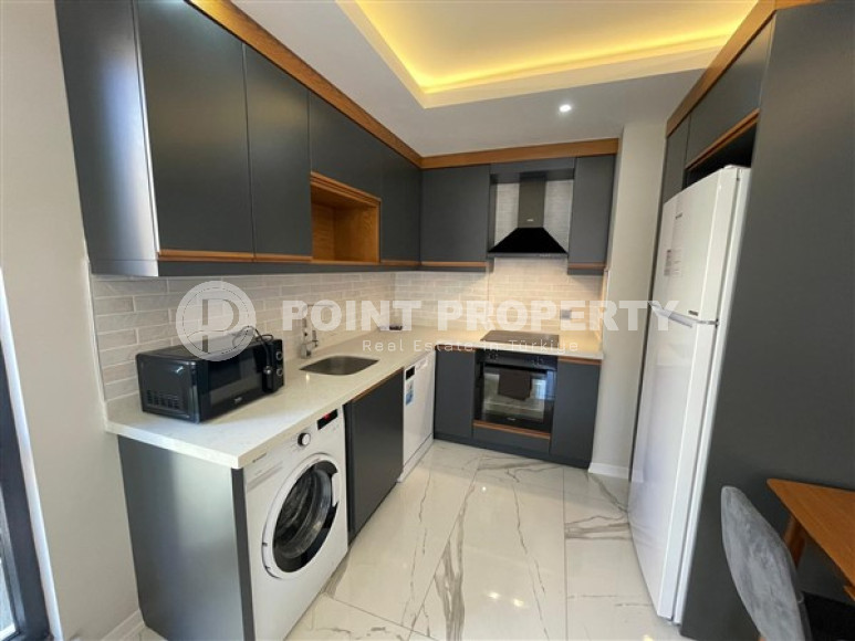 Комфортная небольшая квартира 55 м2, центр Аланьи, в новой резиденции 2021 года-id-3488-фото-3