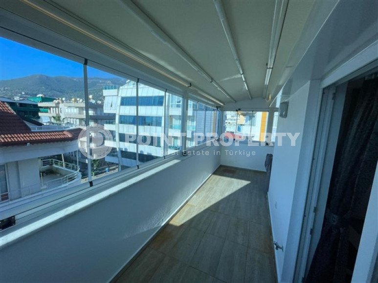 Вместительная двухуровневая квартира с площадью 130 м2, центр Аланьи, 50 метров до Средиземного моря-id-3489-фото-5