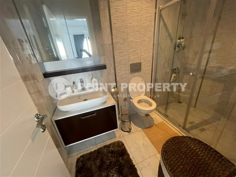 Вместительная двухуровневая квартира с площадью 130 м2, центр Аланьи, 50 метров до Средиземного моря-id-3489-фото-10