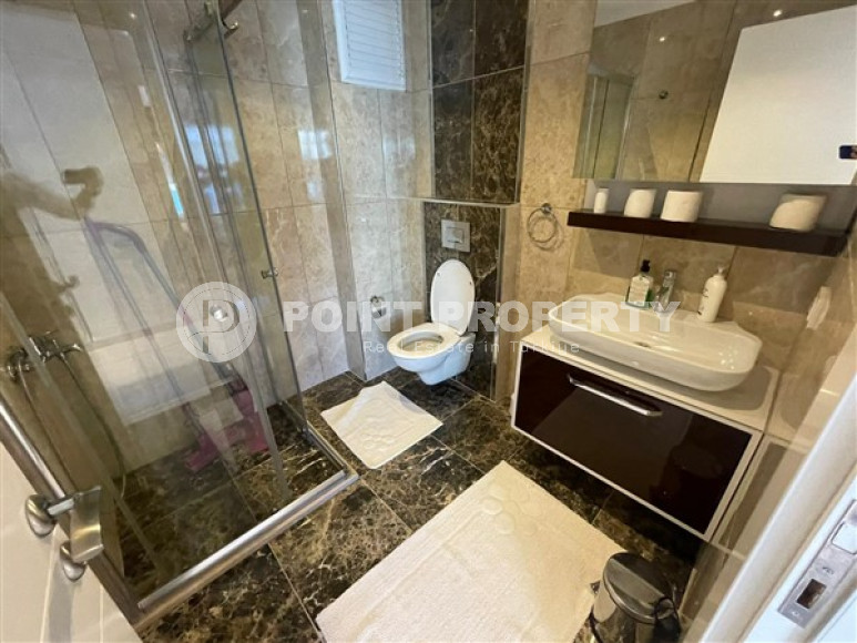 Вместительная двухуровневая квартира с площадью 130 м2, центр Аланьи, 50 метров до Средиземного моря-id-3489-фото-17