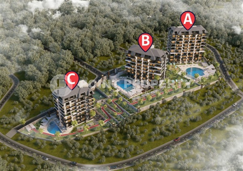 Apartment 72 m2 in a residence under construction, Avsallar district-id-3491-photo-7