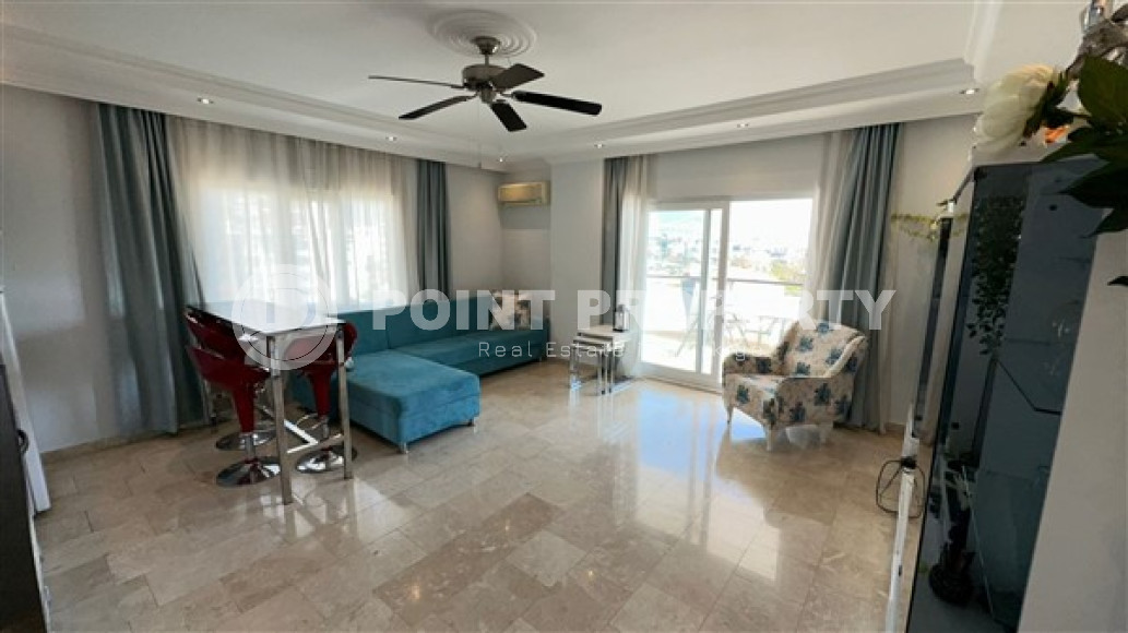 Трёхкомнатная квартира 120 м2 с мебелью и двумя балконами, район Джикджилли-id-3492-фото-2