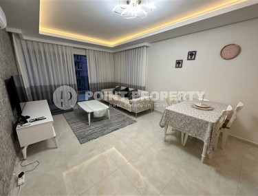 Видовая квартира 1+1 с мебелью возле Средиземного моря в районе Махмутлар-id-3493-фото-4