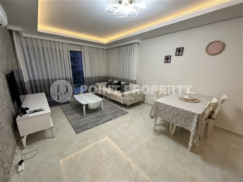 Видовая квартира 1+1 с мебелью возле Средиземного моря в районе Махмутлар-id-3493-фото-4