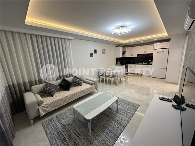 Видовая квартира 1+1 с мебелью возле Средиземного моря в районе Махмутлар-id-3493-фото-9