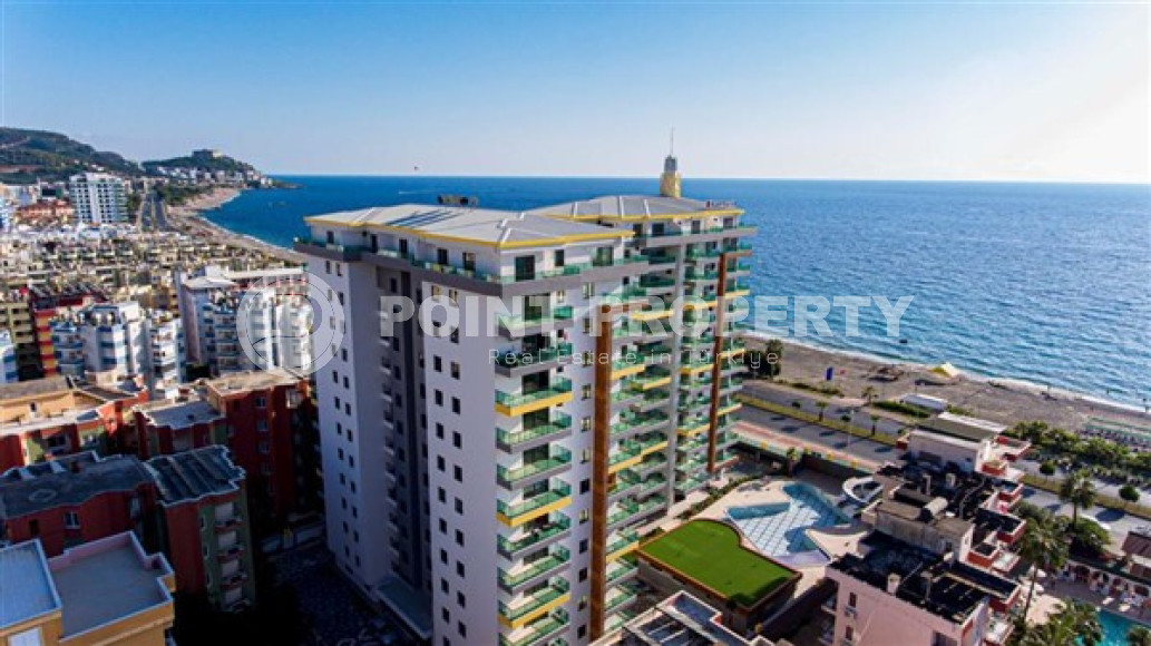 Видовая квартира 1+1 с мебелью возле Средиземного моря в районе Махмутлар-id-3493-фото-11