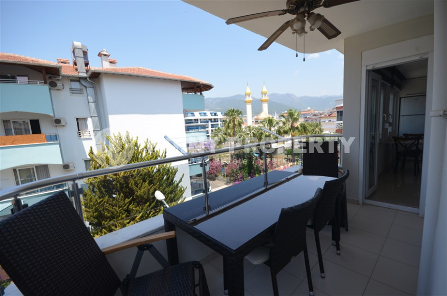 Spacious apartment with a 2+1 layout and an area of 90 m2 in a complex with a private pool and garden in the Oba area, 250 meters from the sea-id-1309-photo-14