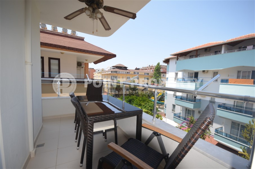 Spacious apartment with a 2+1 layout and an area of 90 m2 in a complex with a private pool and garden in the Oba area, 250 meters from the sea-id-1309-photo-15