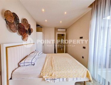 Апартаменты 1+1 в ультрасовременном жилом комплексе на берегу моря в центре района Махмутлар-id-3516-фото-5