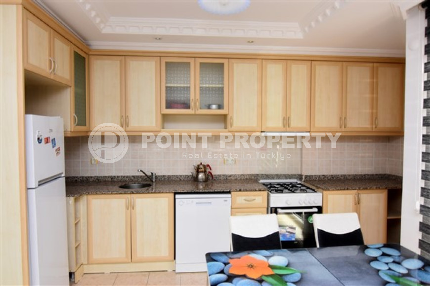 Просторные трёхкомнатные апартаменты с мебелью и двумя балконами, Махмутлар, 350 метров от моря-id-3521-фото-7