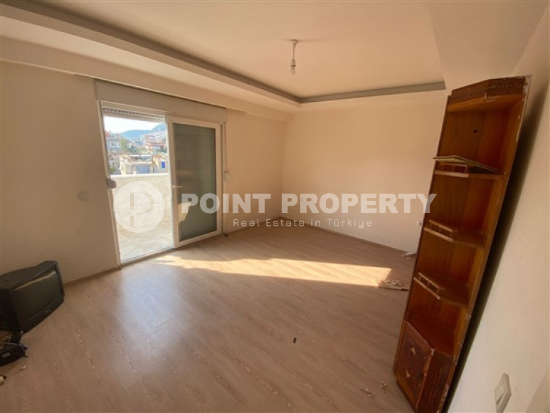 Двухуровневая квартира 4+1 без мебели в центре Аланьи, Хасбахче-id-3526-фото-9