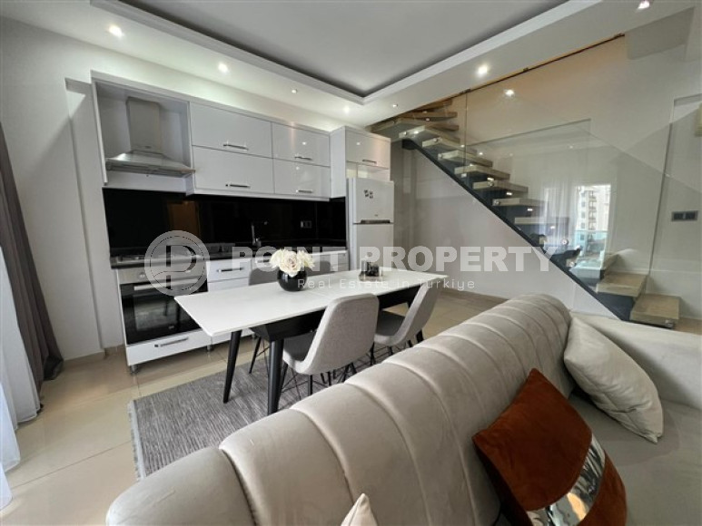 Роскошная дуплексная квартира 220 м2, центр Аланьи, 350 метров от Средиземного моря-id-3527-фото-15