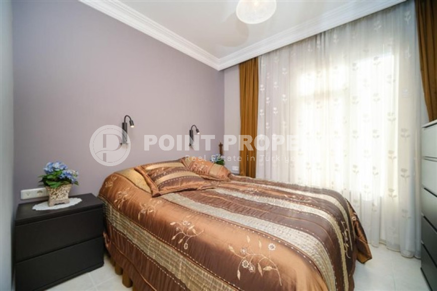 Красивая трёхкомнатная квартира 110 м2, центр Аланьи, с мебелью-id-3528-фото-11