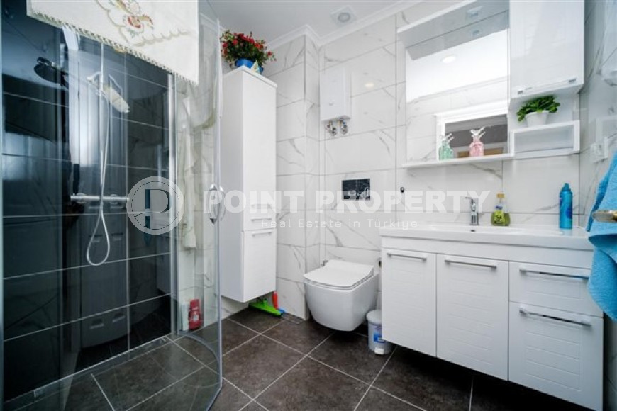 Красивая трёхкомнатная квартира 110 м2, центр Аланьи, с мебелью-id-3528-фото-12