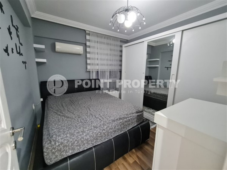 Стильная квартира 2+1 с дизайнерским ремонтом в 400 метрах от моря в самом центре района Оба.-id-3532-фото-7