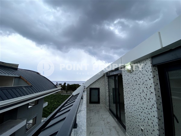 Роскошный пентхаус 3+1 в центре района Каргыджак всего в 100 метрах от пляжа.-id-3534-фото-9