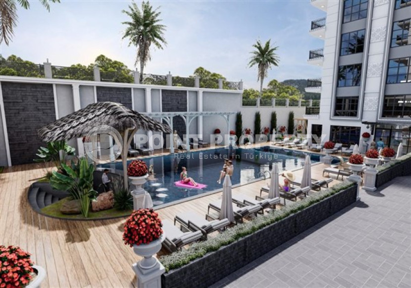 Апартаменты 1+1 в новом жилом комплексе в 650 метрах от моря. Финальная стадия строительства.-id-3535-фото-2