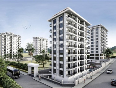 Апартаменты 1+1 в новом жилом комплексе в 650 метрах от моря. Финальная стадия строительства.-id-3535-фото-4